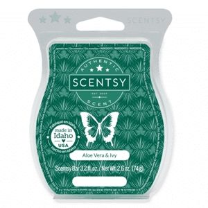 NIB scentsy wax bar Aloe Vera & Ivy